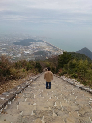 【高屋神社】天空の鳥居から絶景を堪能♪